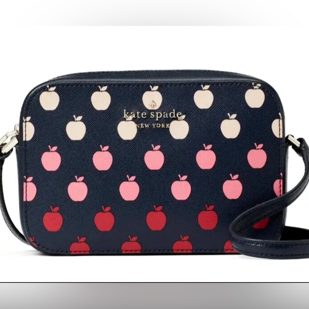 Kate Spade Staci Red Apple Mini Crossbody Bag
